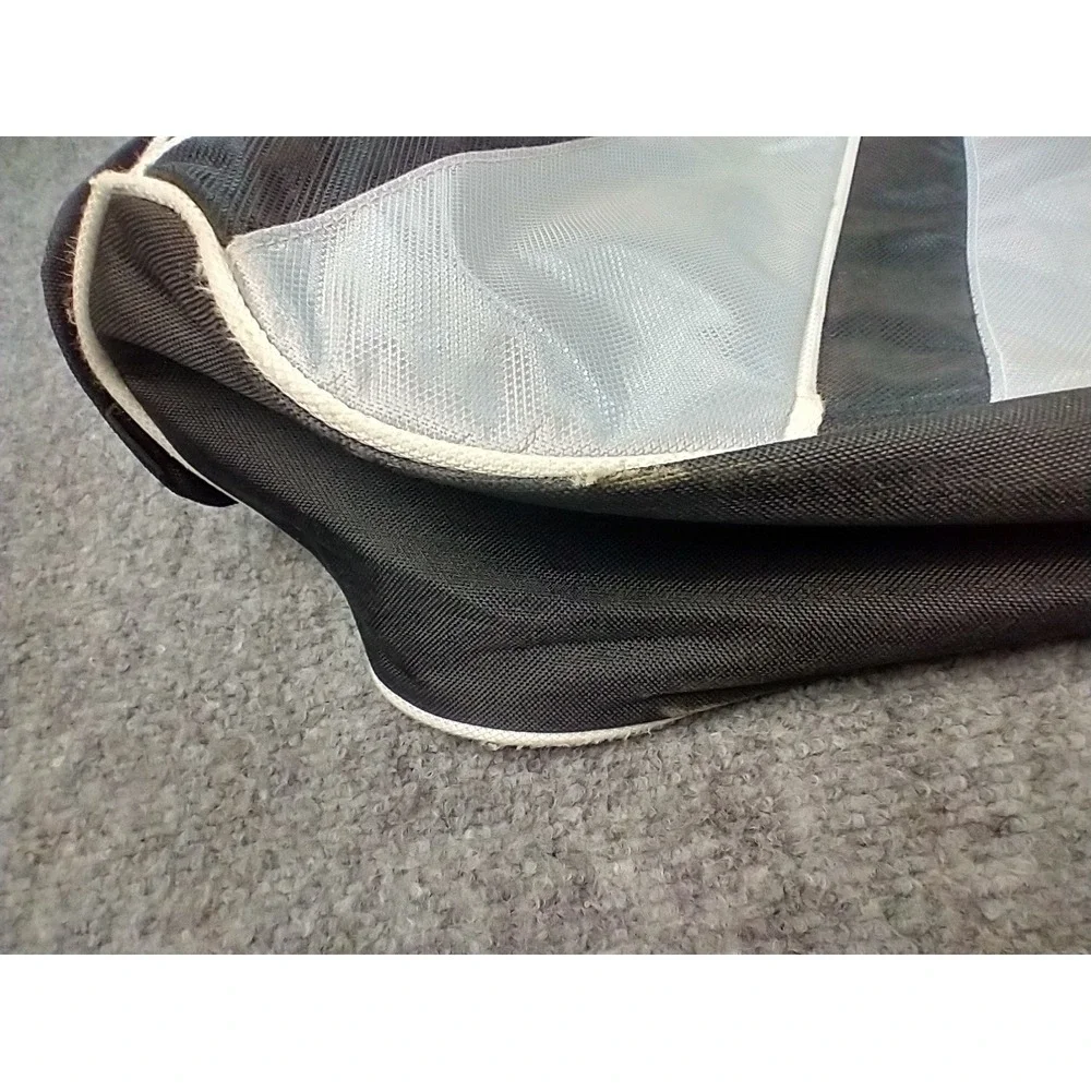 Adidas Barricade Tour Tennis Bag Large Silver Black 3-Stripe Racket Bag